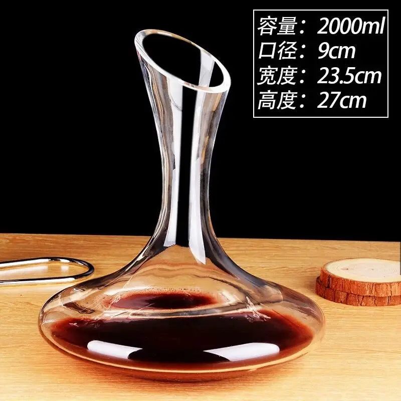 Wine Decanter Crystal Glass Wine Dispenser Wine Shaker Flagon Creative Styling Barware Decanter Set Wine Separator Wine Bottles