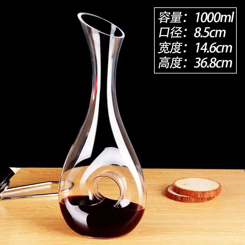 Wine Decanter Crystal Glass Wine Dispenser Wine Shaker Flagon Creative Styling Barware Decanter Set Wine Separator Wine Bottles