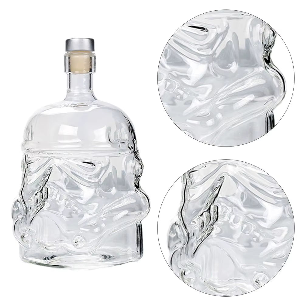 Wine Glass Set Storm Trooper Helmet Whiskey Decanter Whiskey Glass Cup Wine Glasses Accessories Creative Men Gift Bar Party Hot