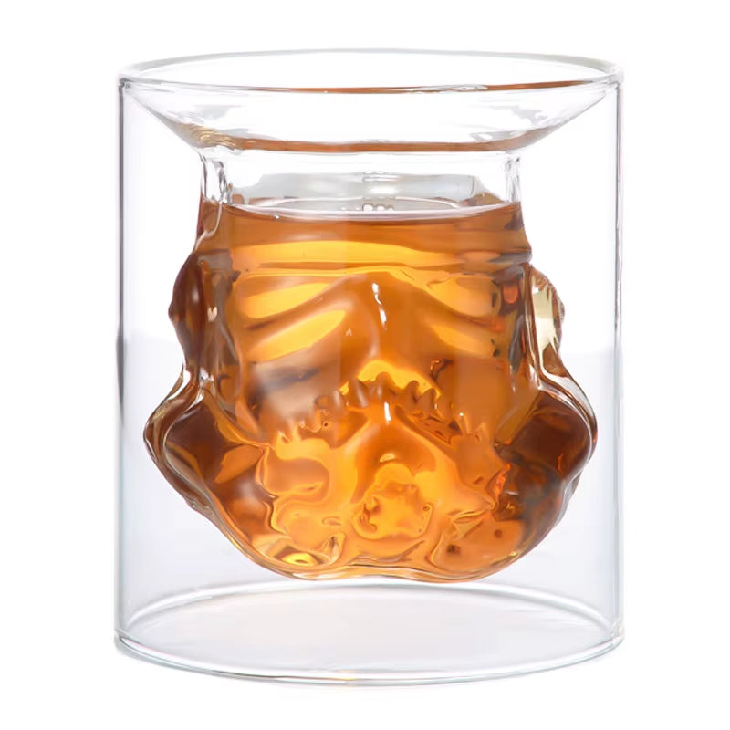 Wine Glass Set Storm Trooper Helmet Whiskey Decanter Whiskey Glass Cup Wine Glasses Accessories Creative Men Gift Bar Party Hot
