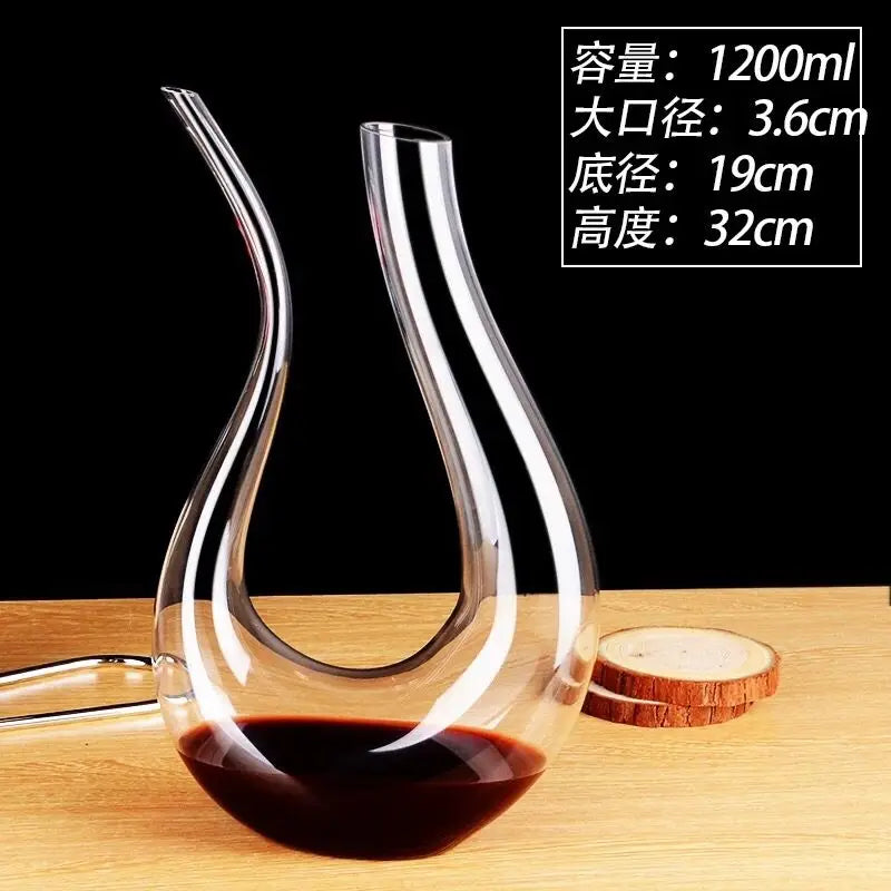 Wine Decanter Crystal Glass Wine Dispenser Wine Shaker Flagon Creative Styling Barware Decanter Set Wine Separator Wine Bottles