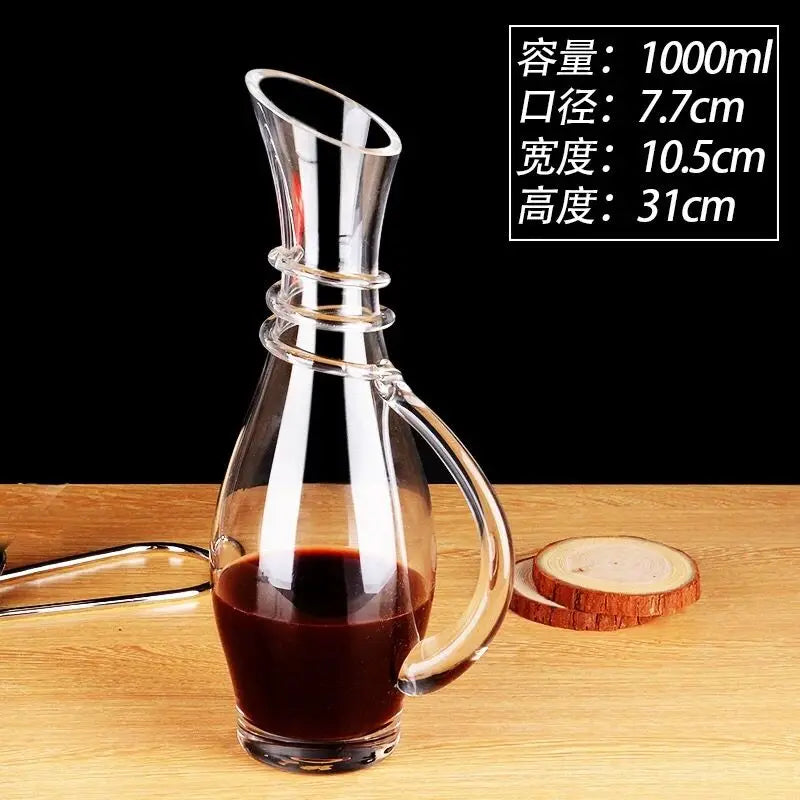 Wine Decanter Crystal Glass Wine Dispenser Wine Shaker Flagon Creative Styling Barware Decanter Set Wine Separator Wine Bottles