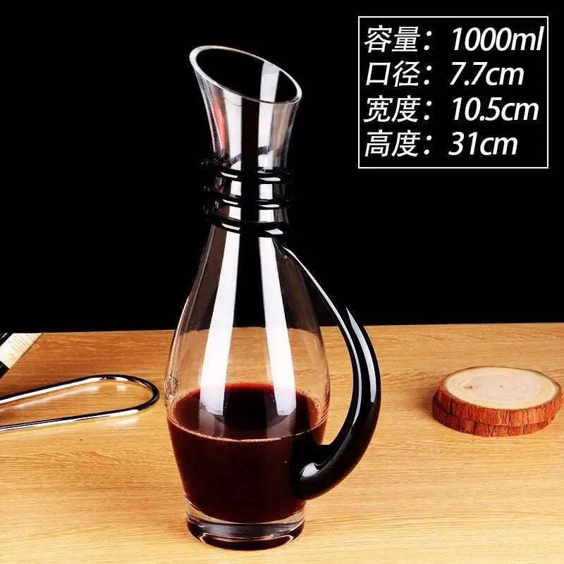 Wine Decanter Crystal Glass Wine Dispenser Wine Shaker Flagon Creative Styling Barware Decanter Set Wine Separator Wine Bottles