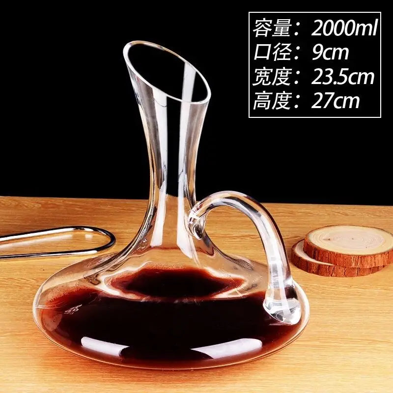 Wine Decanter Crystal Glass Wine Dispenser Wine Shaker Flagon Creative Styling Barware Decanter Set Wine Separator Wine Bottles